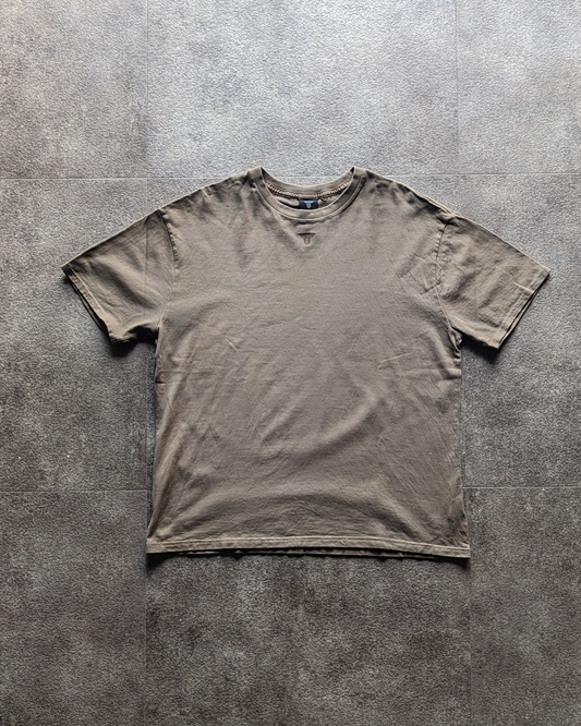 ウォッシュドコットン Tシャツ カーキ