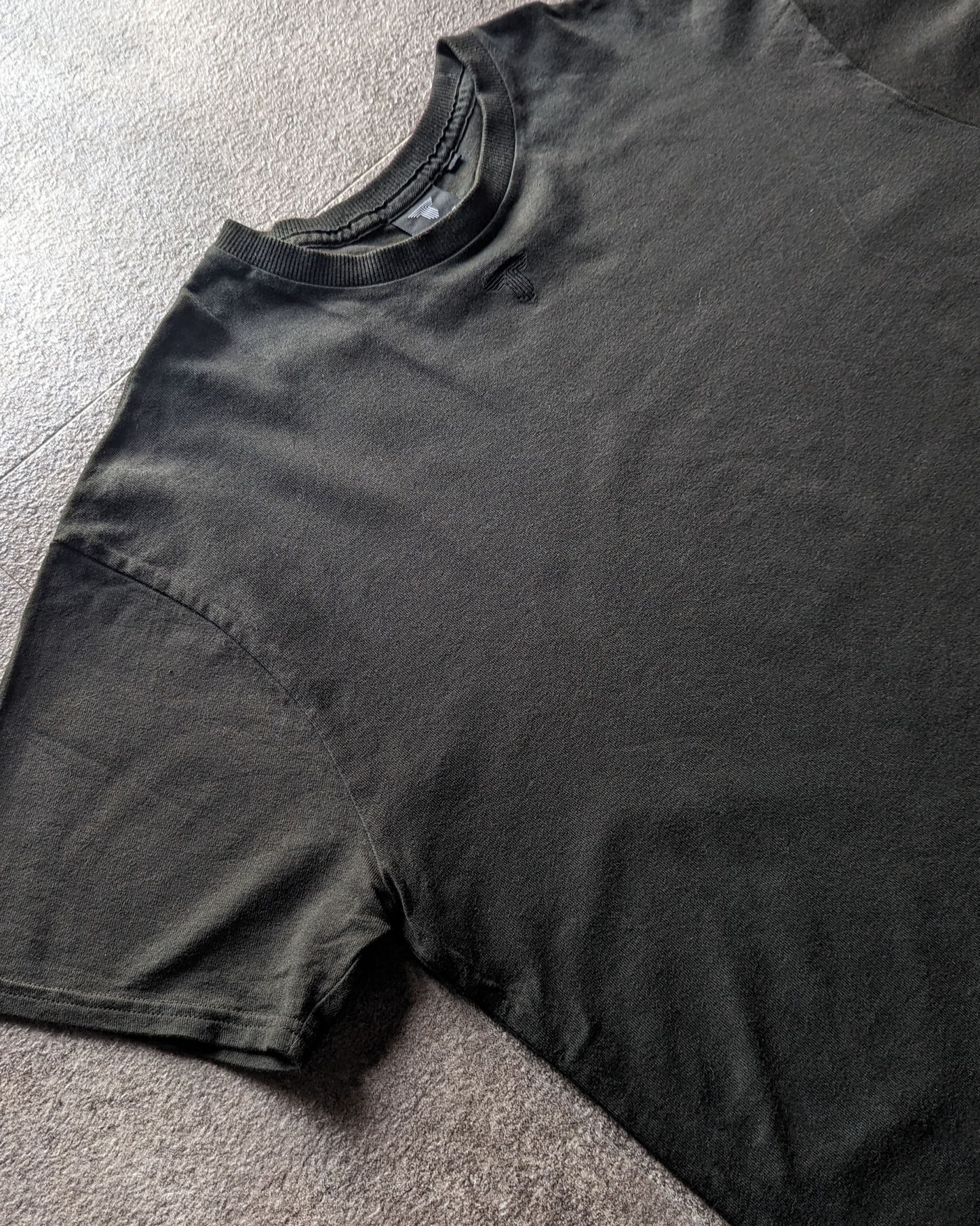 ウォッシュドコットン Tシャツ ブラック