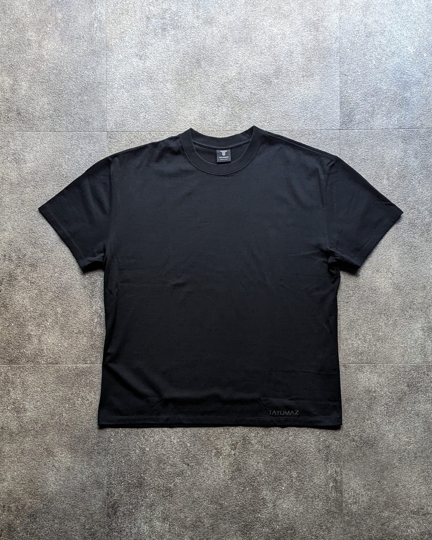 ベーシックコットンTシャツ ブラック