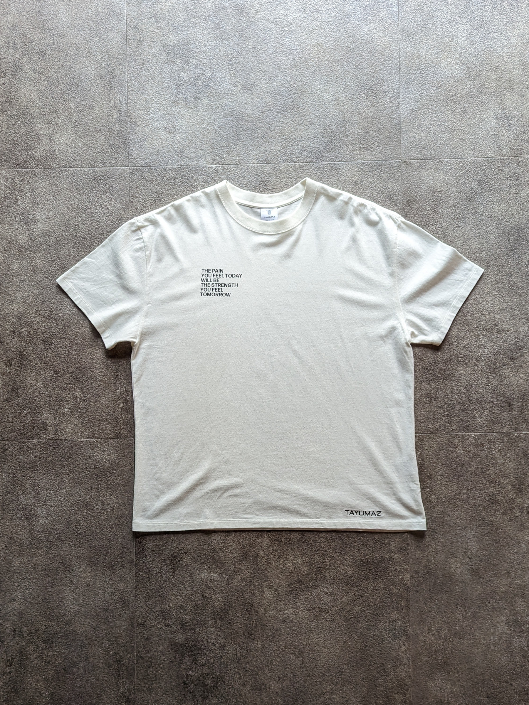 MONSE】white COTTON×MODAL プリントTシャツ - Tシャツ/カットソー 