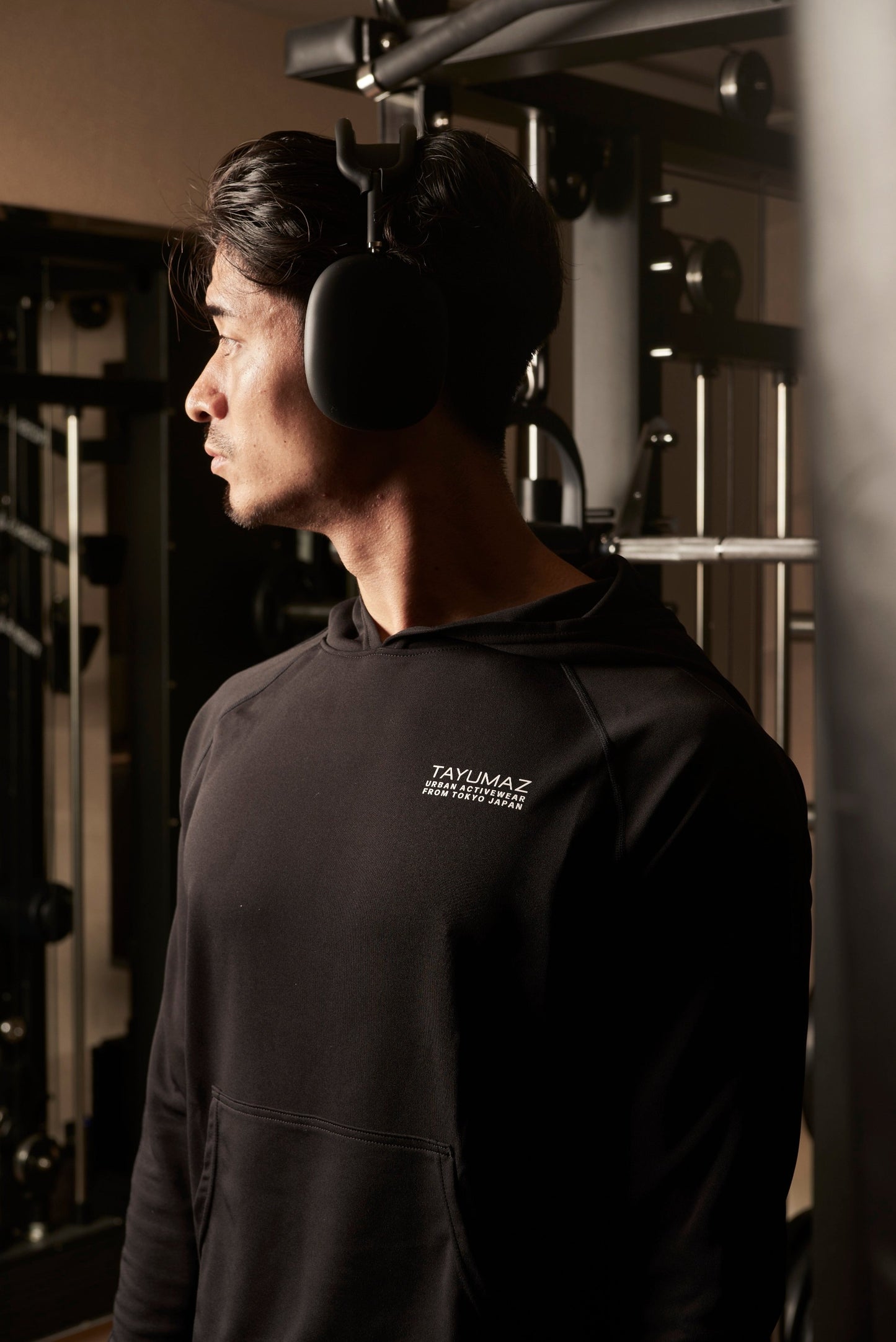 Sweat à capuche Dry Suit Noir / Logo Urbain