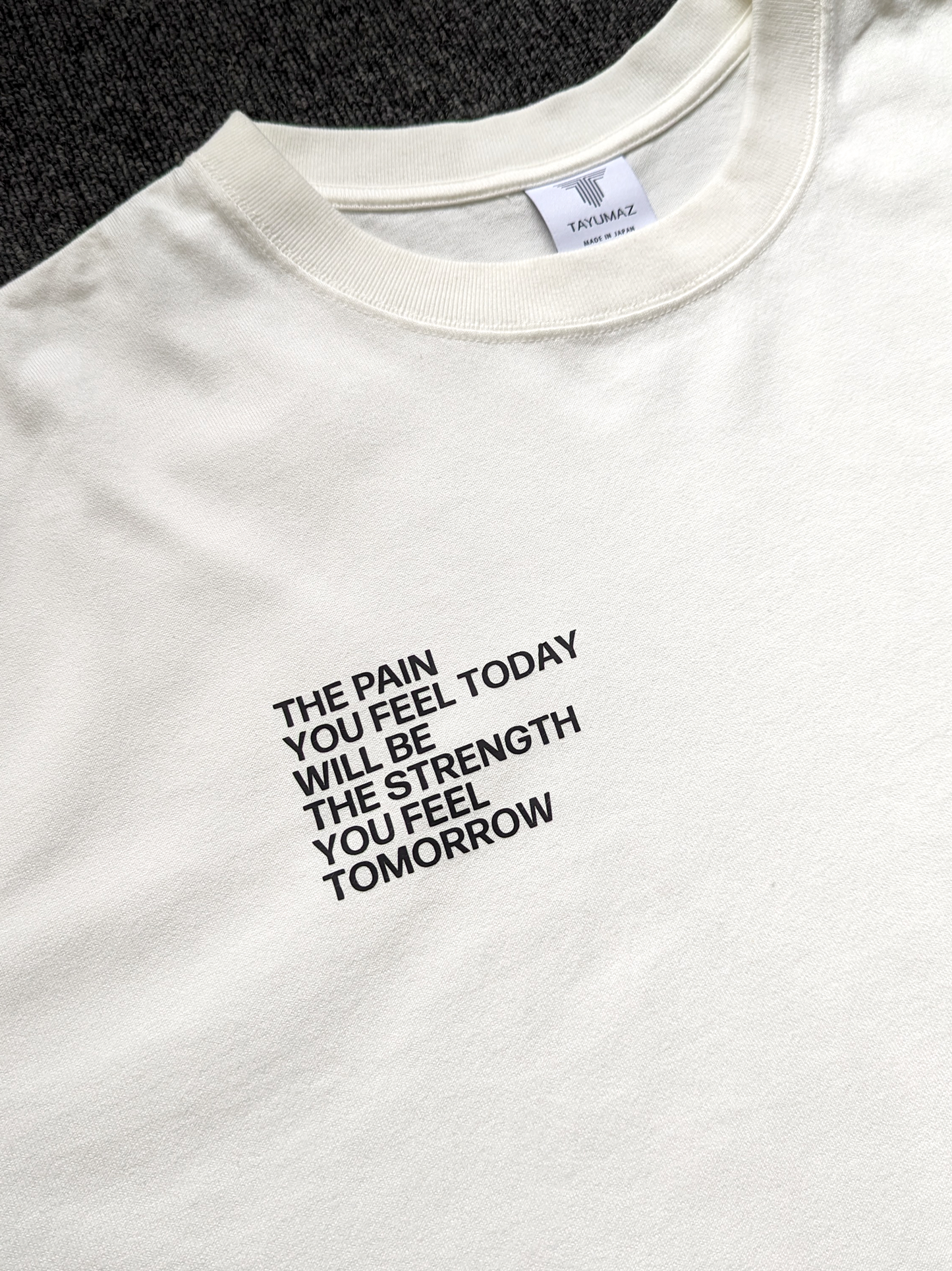 ベーシックコットンTシャツ ホワイト THE PAIN