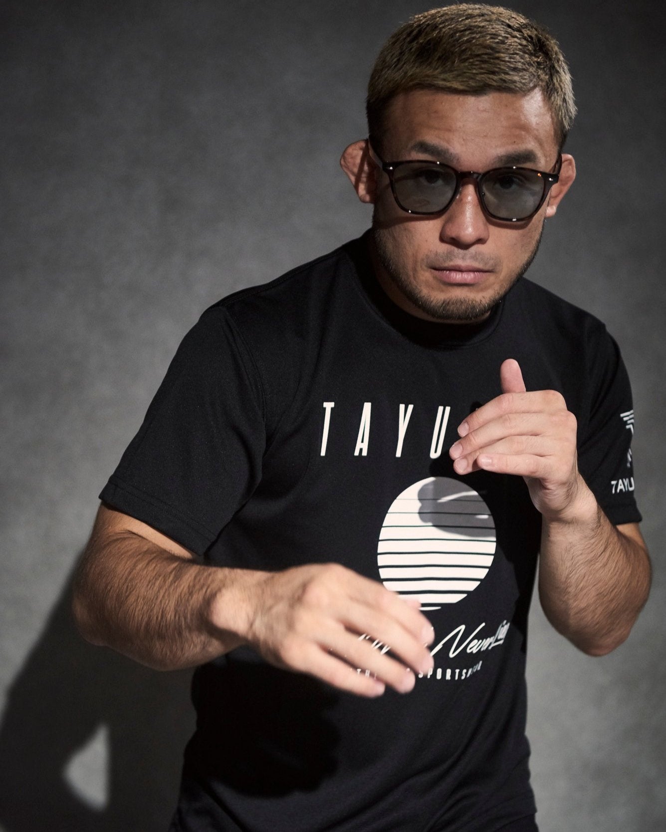 ドライTシャツ サンセット ブラック