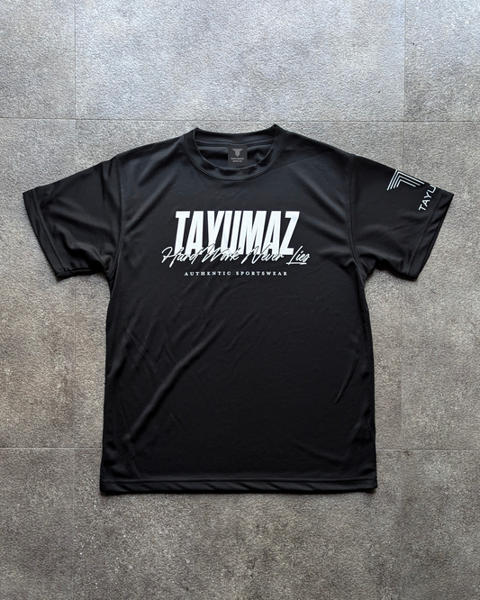 ドライTシャツ ボールドロゴ ブラック