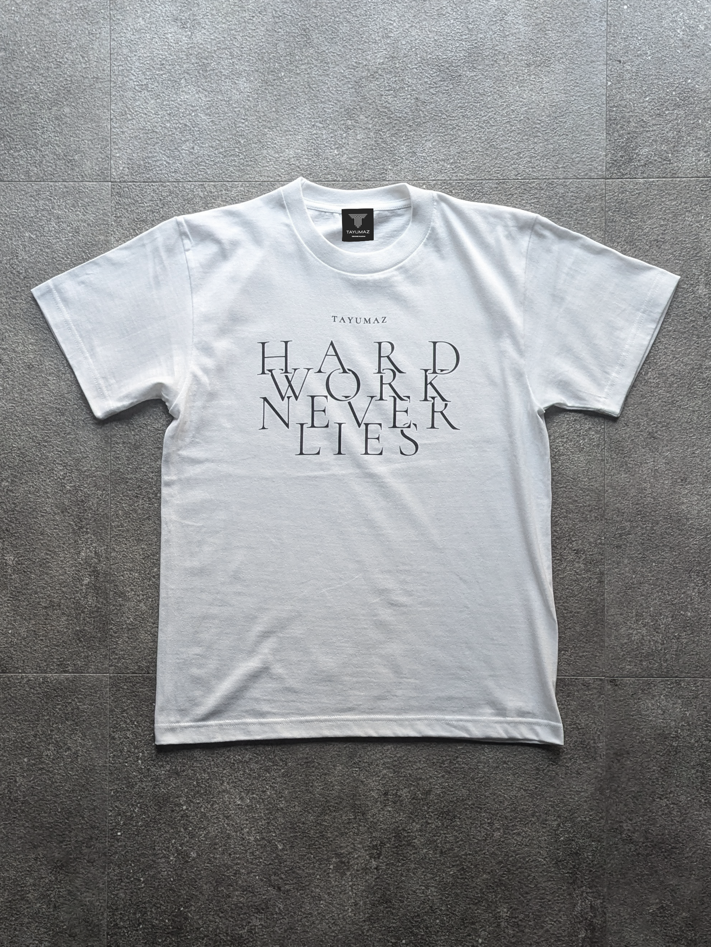 Premium Cotton T-Shirt Tree Branch White
