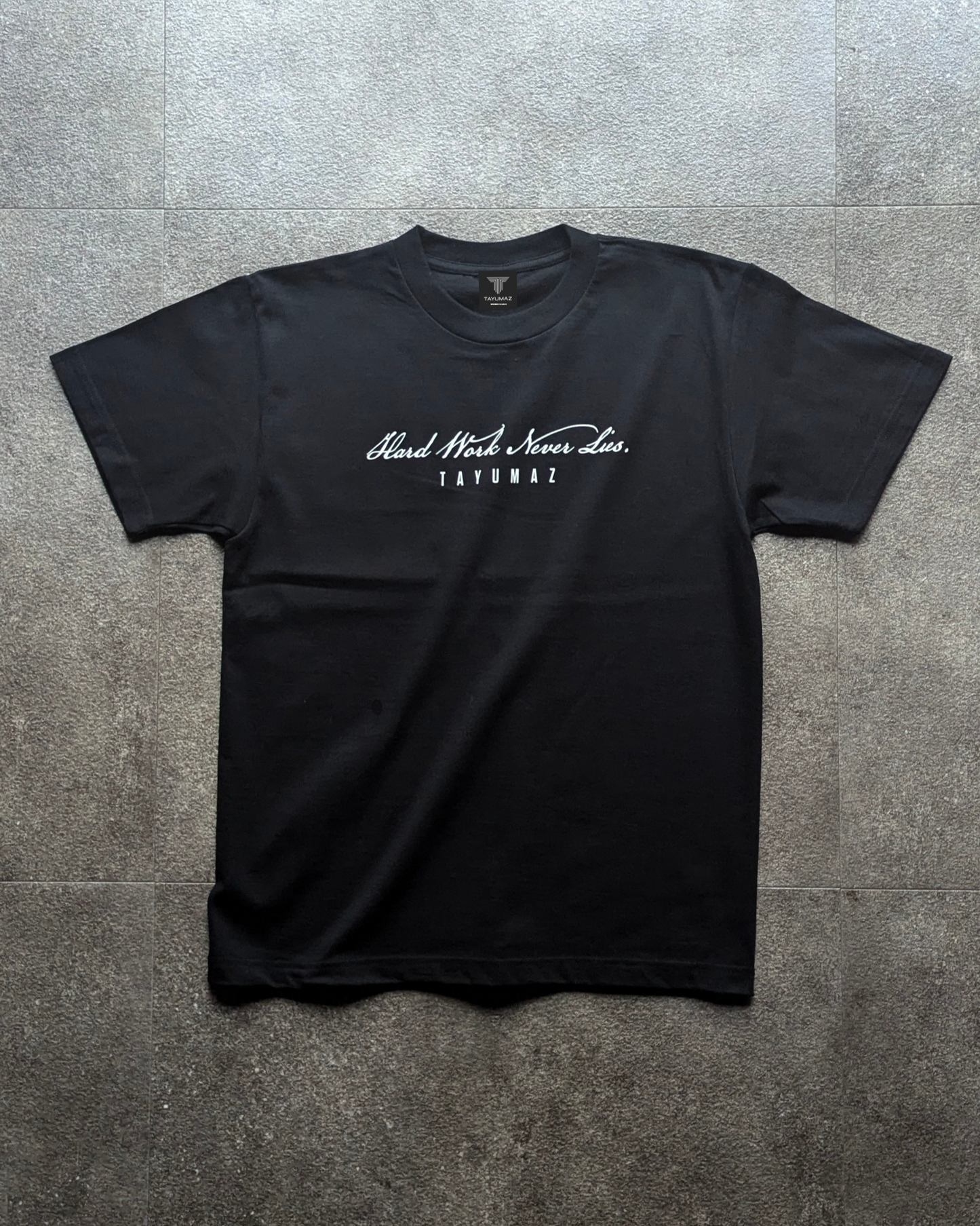 プレミアムコットンTシャツ ウィンド ブラック