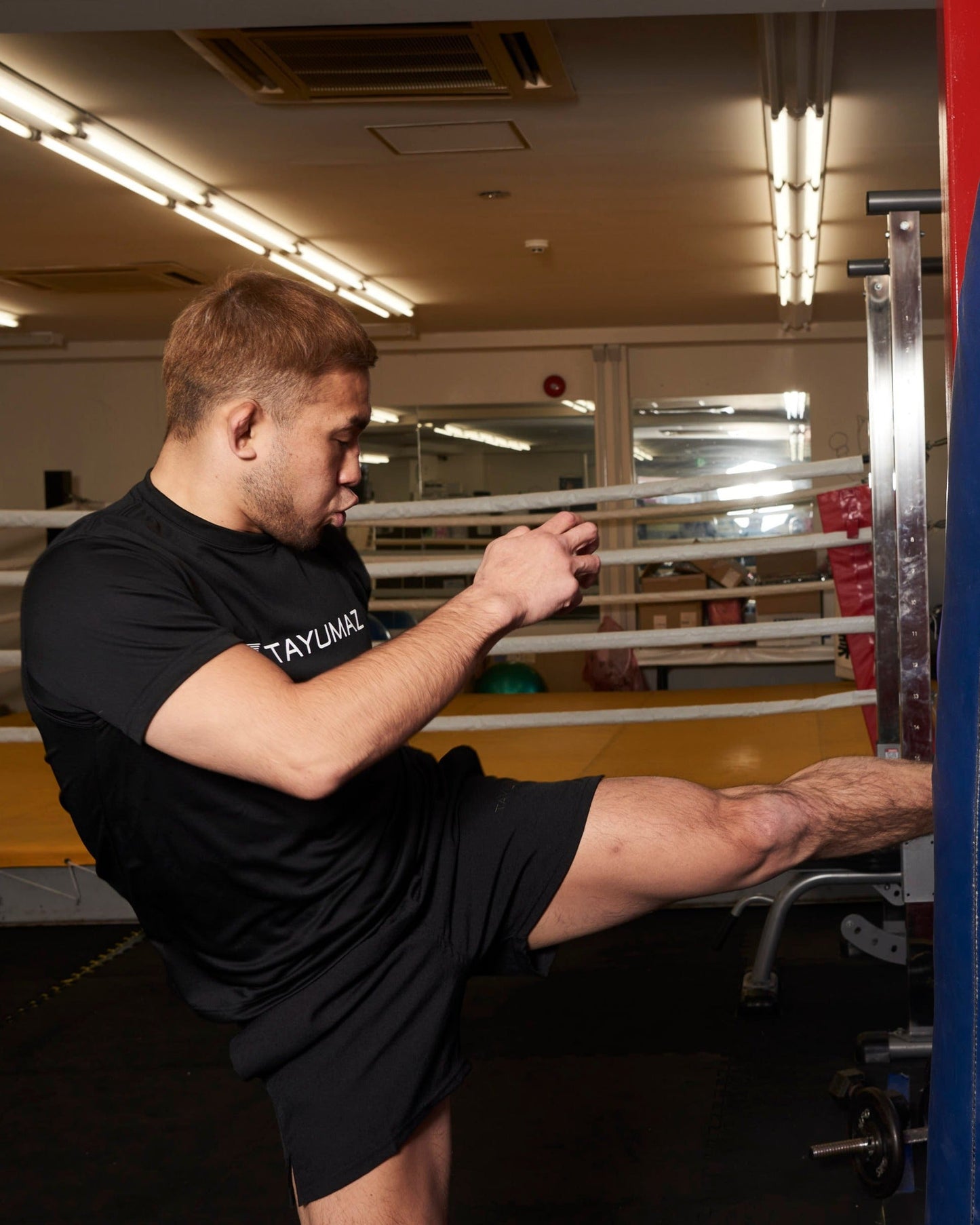 ベーシック ストレッチショートパンツ ブラック