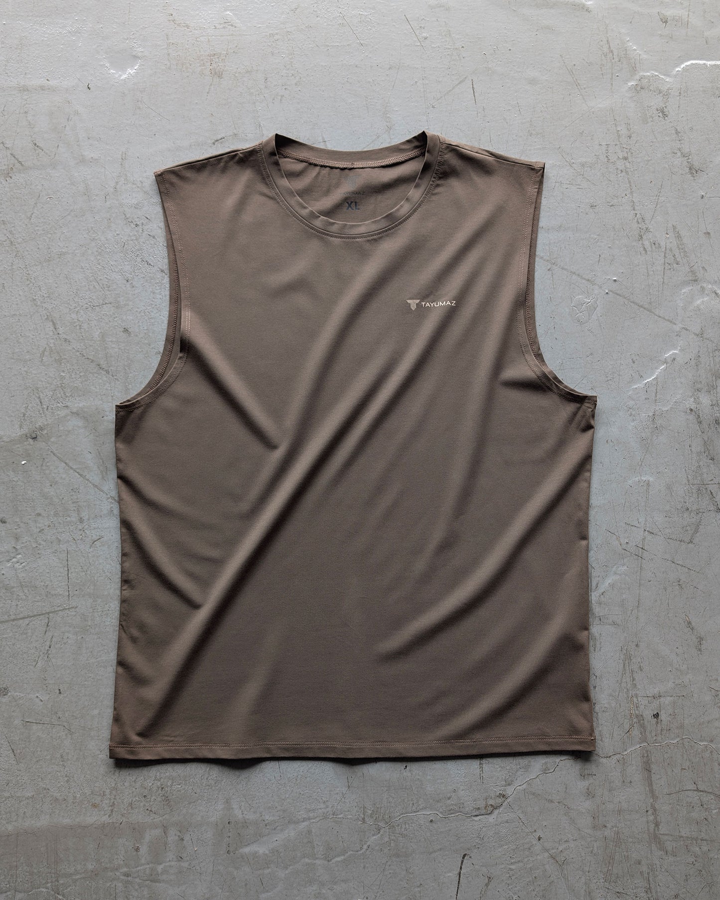 モダールノースリーブシャツ ダークブラウン