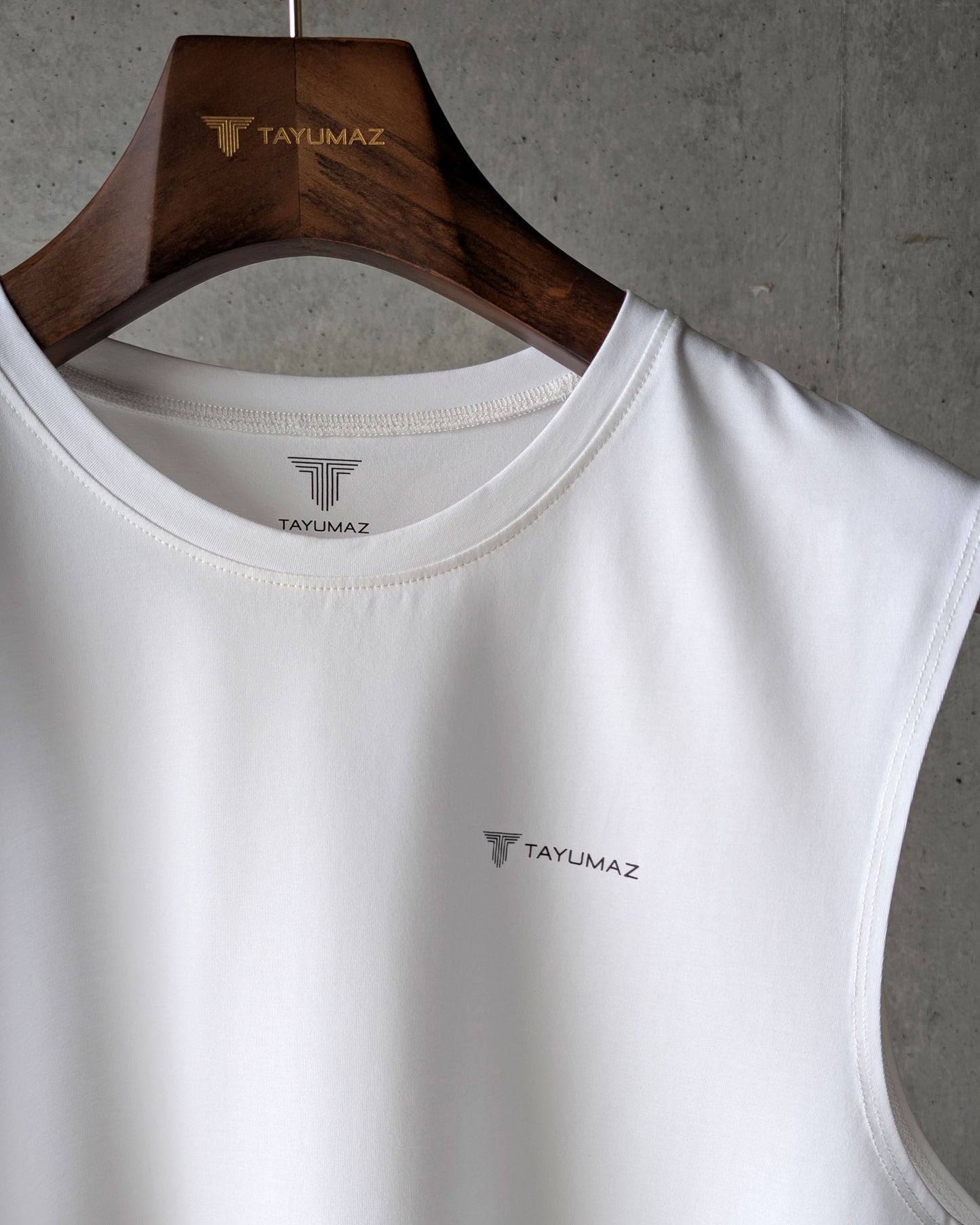 モダールノースリーブシャツ ホワイト