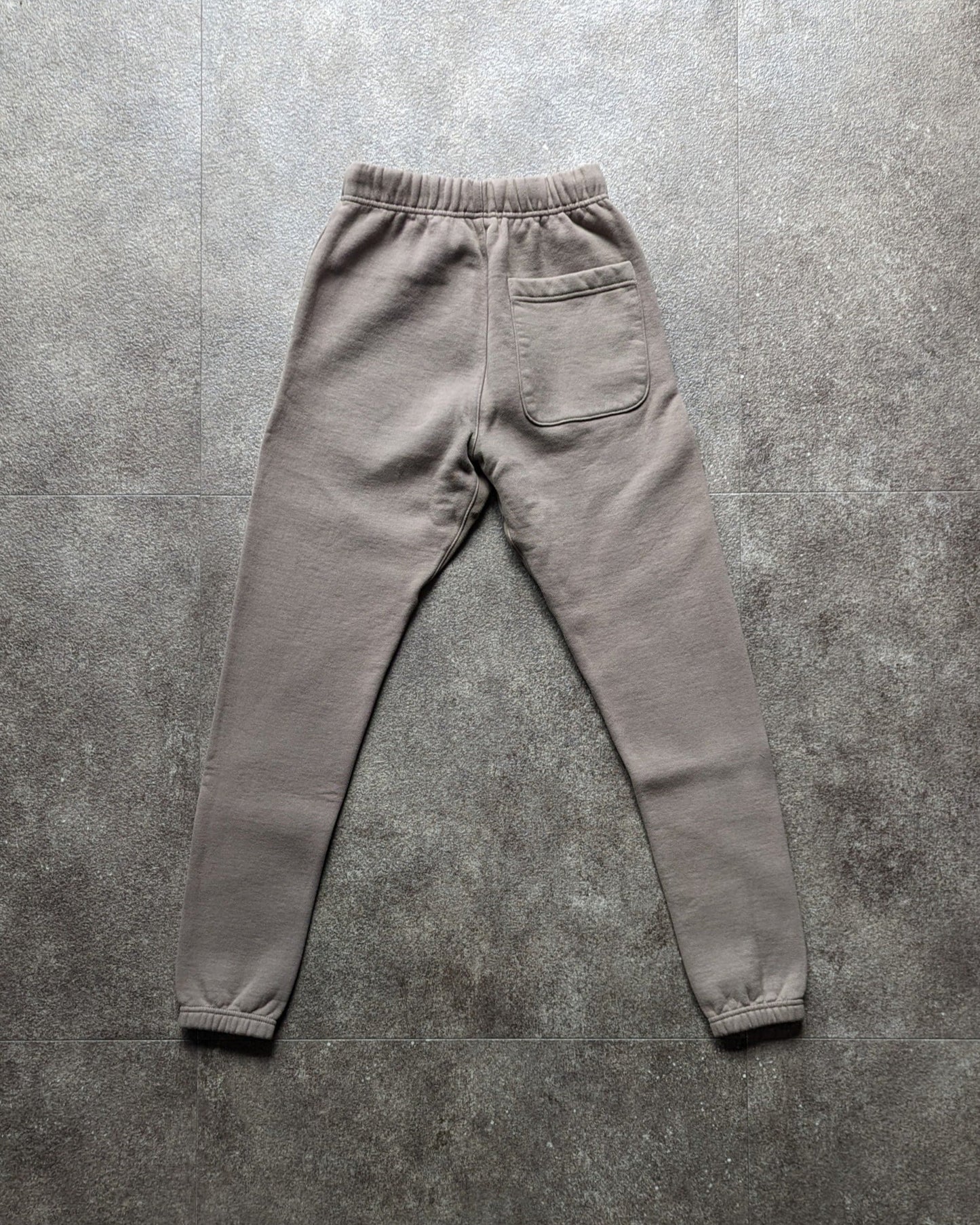 ウォッシュドコットン スウェットロングパンツ グレージュ