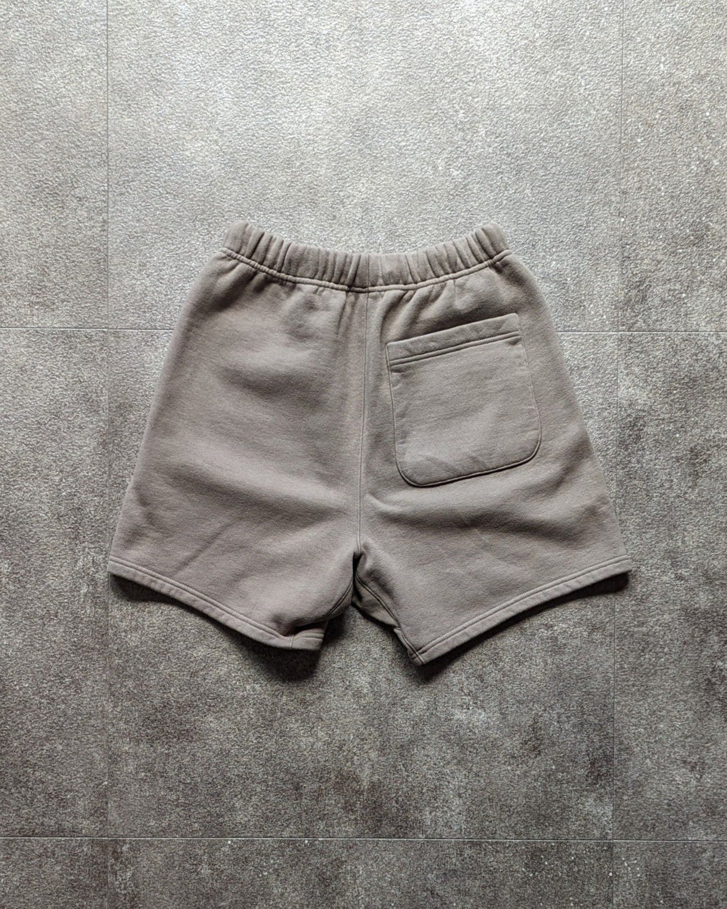 ウォッシュドコットン スウェットショートパンツ グレージュ