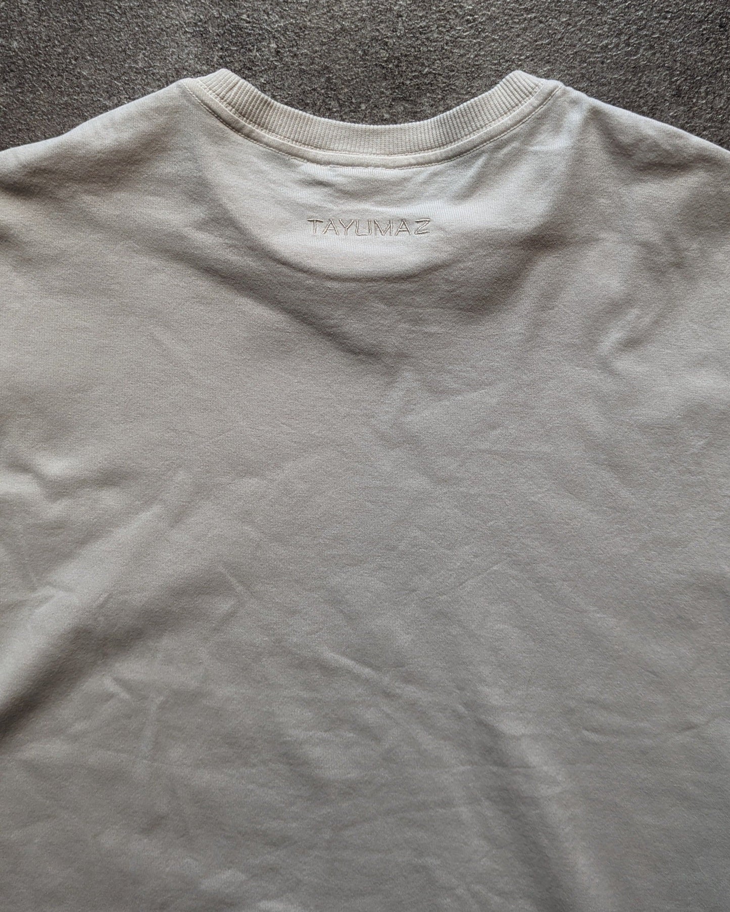 ウォッシュドコットン Tシャツ アイボリーホワイト