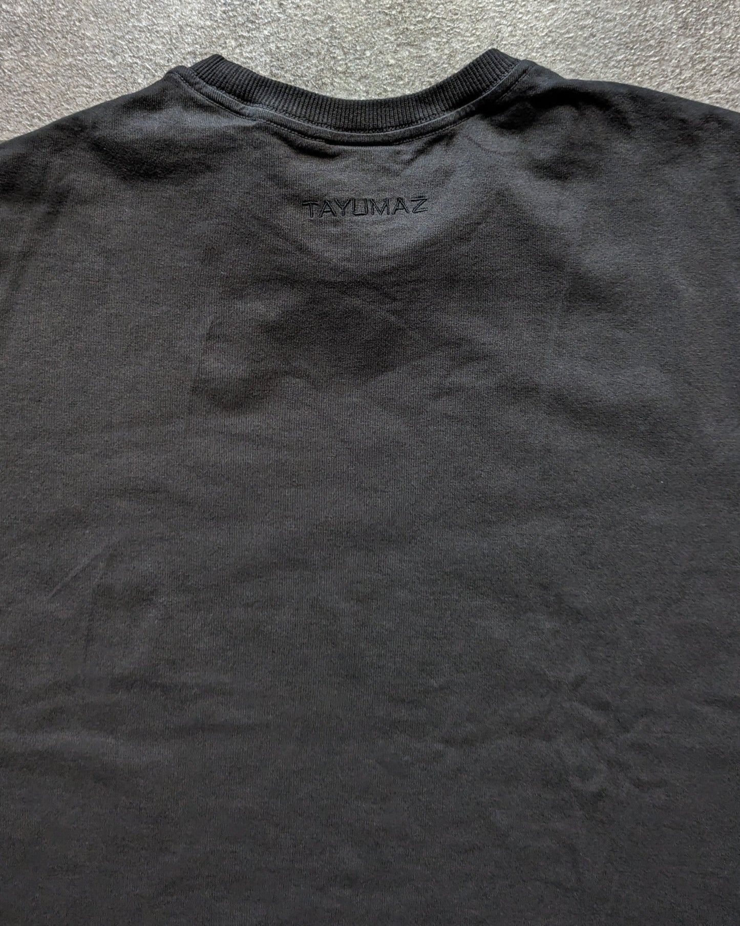 ウォッシュドコットン Tシャツ ブラック