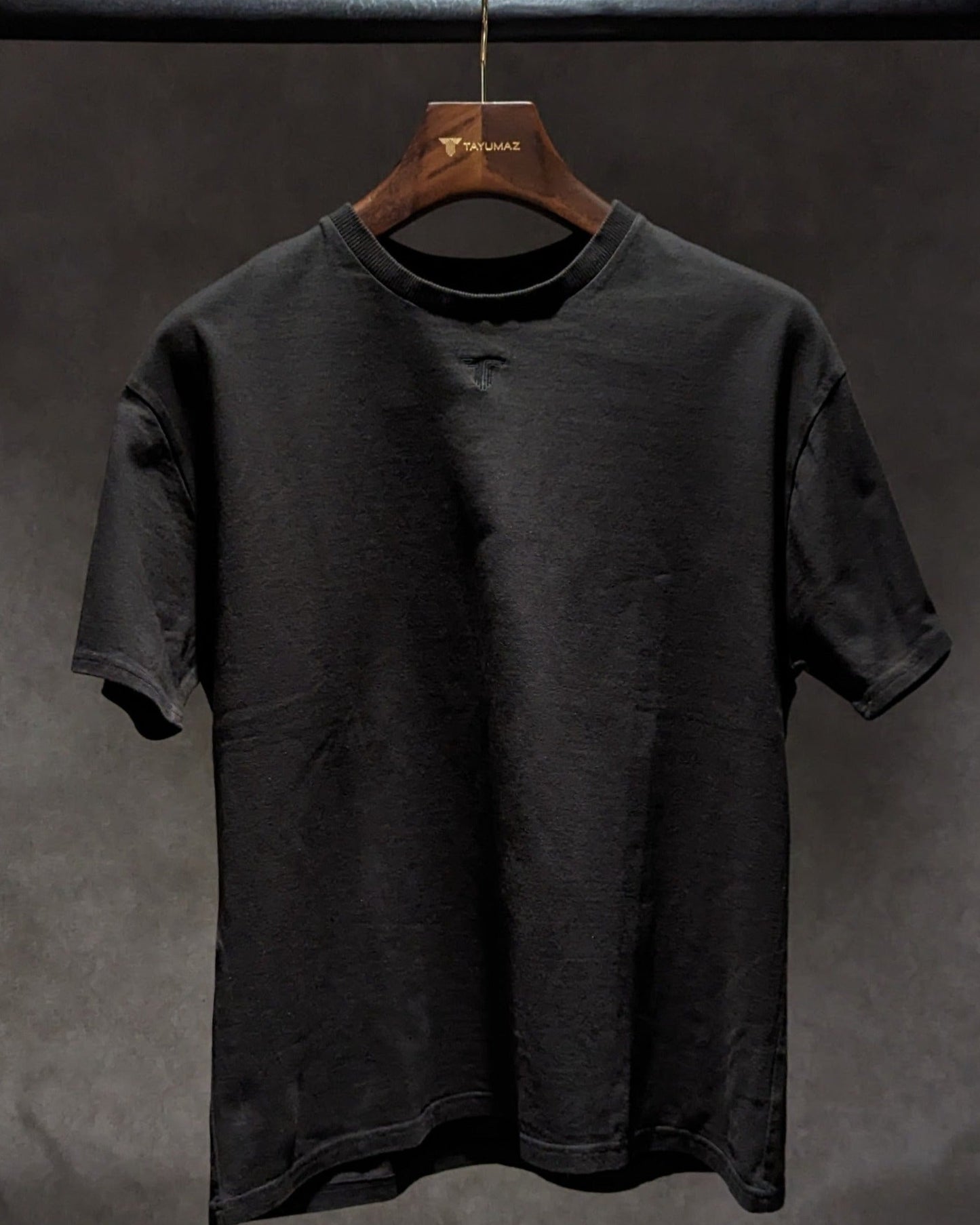 ウォッシュドコットン Tシャツ ブラック