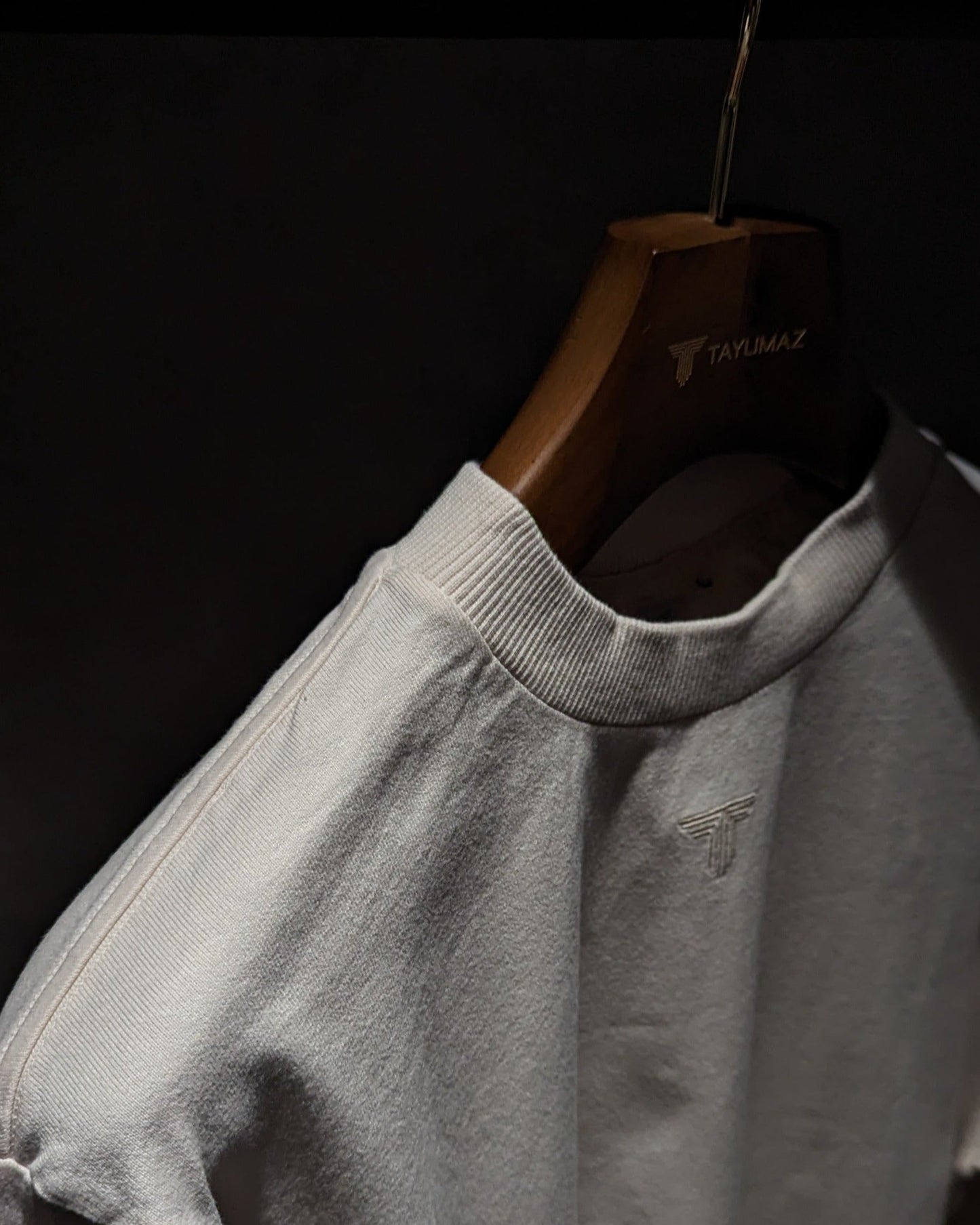ウォッシュドコットン ロングTシャツ アイボリーホワイト