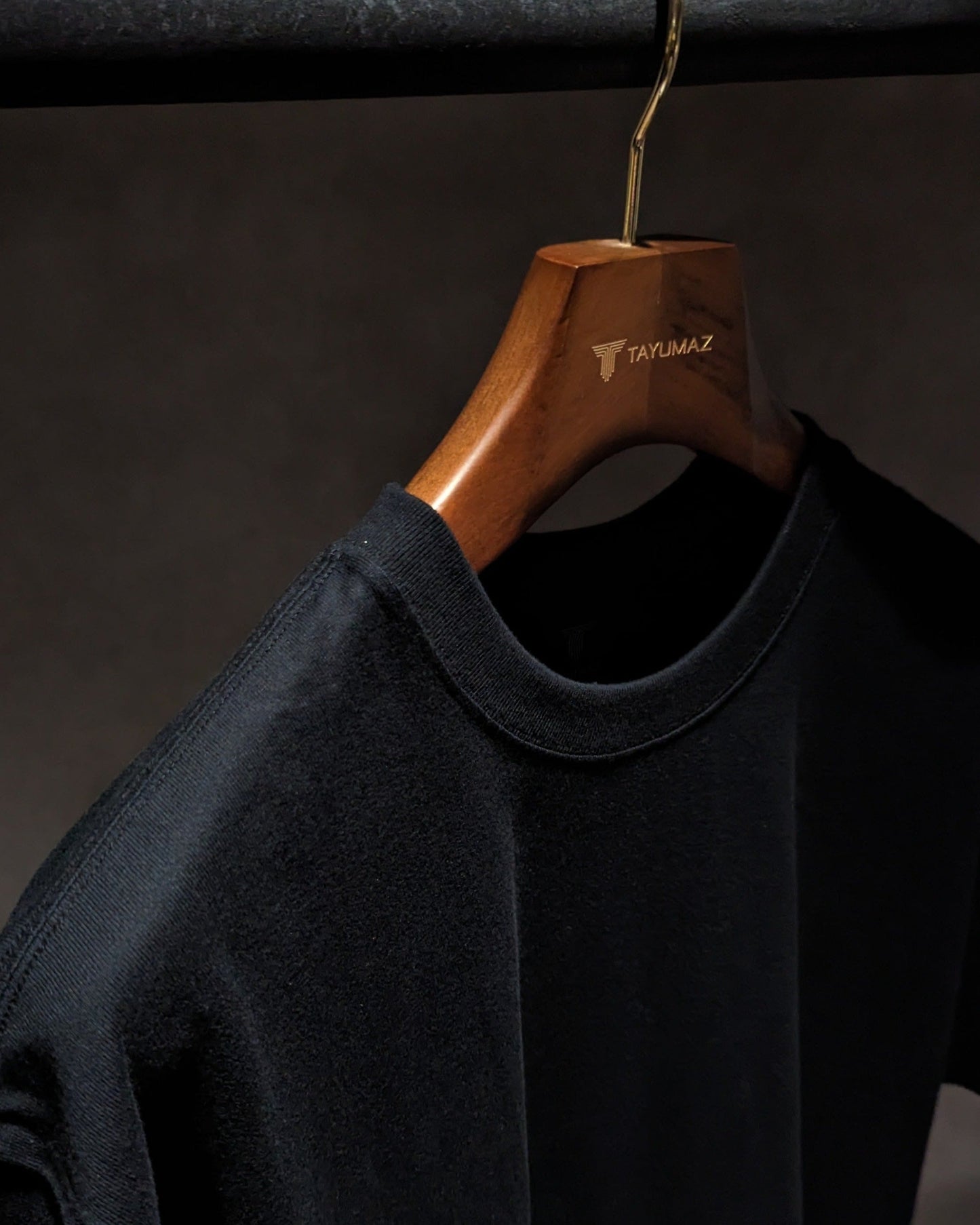 ベーシックコットンTシャツ ブラック