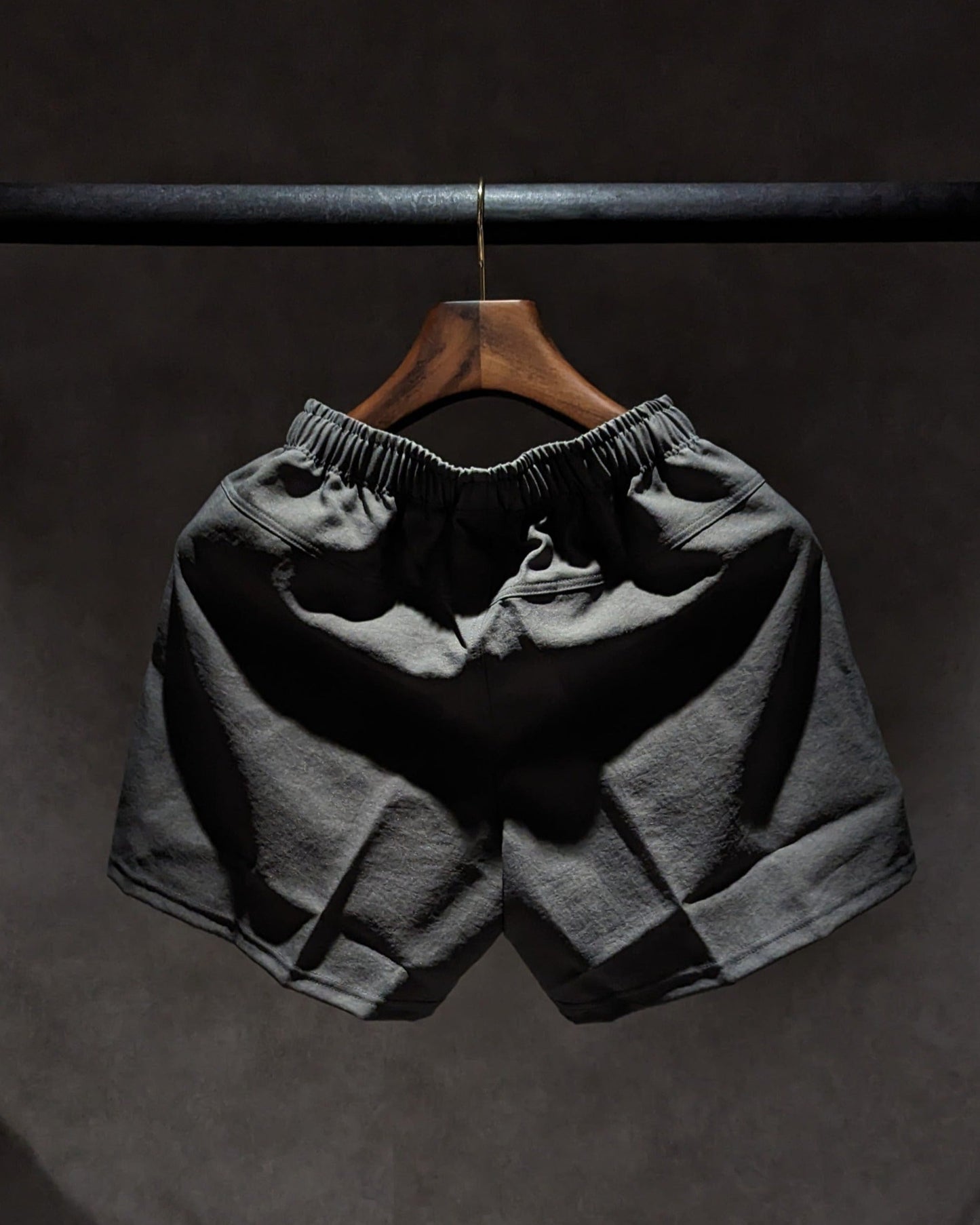 ベーシック ストレッチショートパンツ グレー