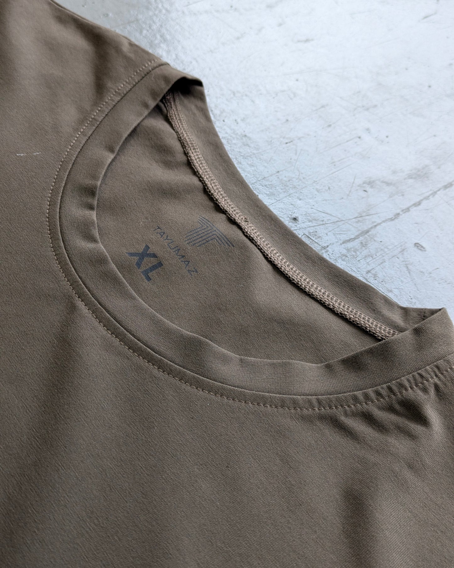 モダールノースリーブシャツ ダークブラウン