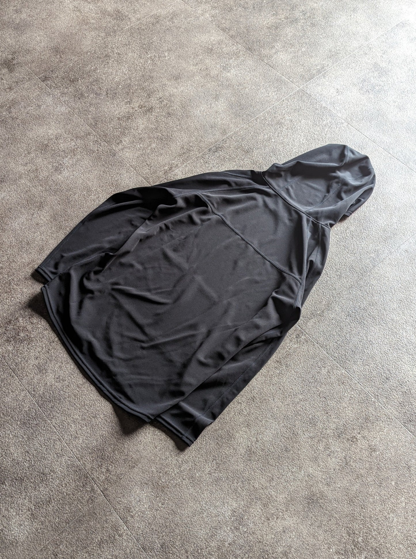 Sweat à capuche Dry Suit Noir / Logo Silicone 3D Noir