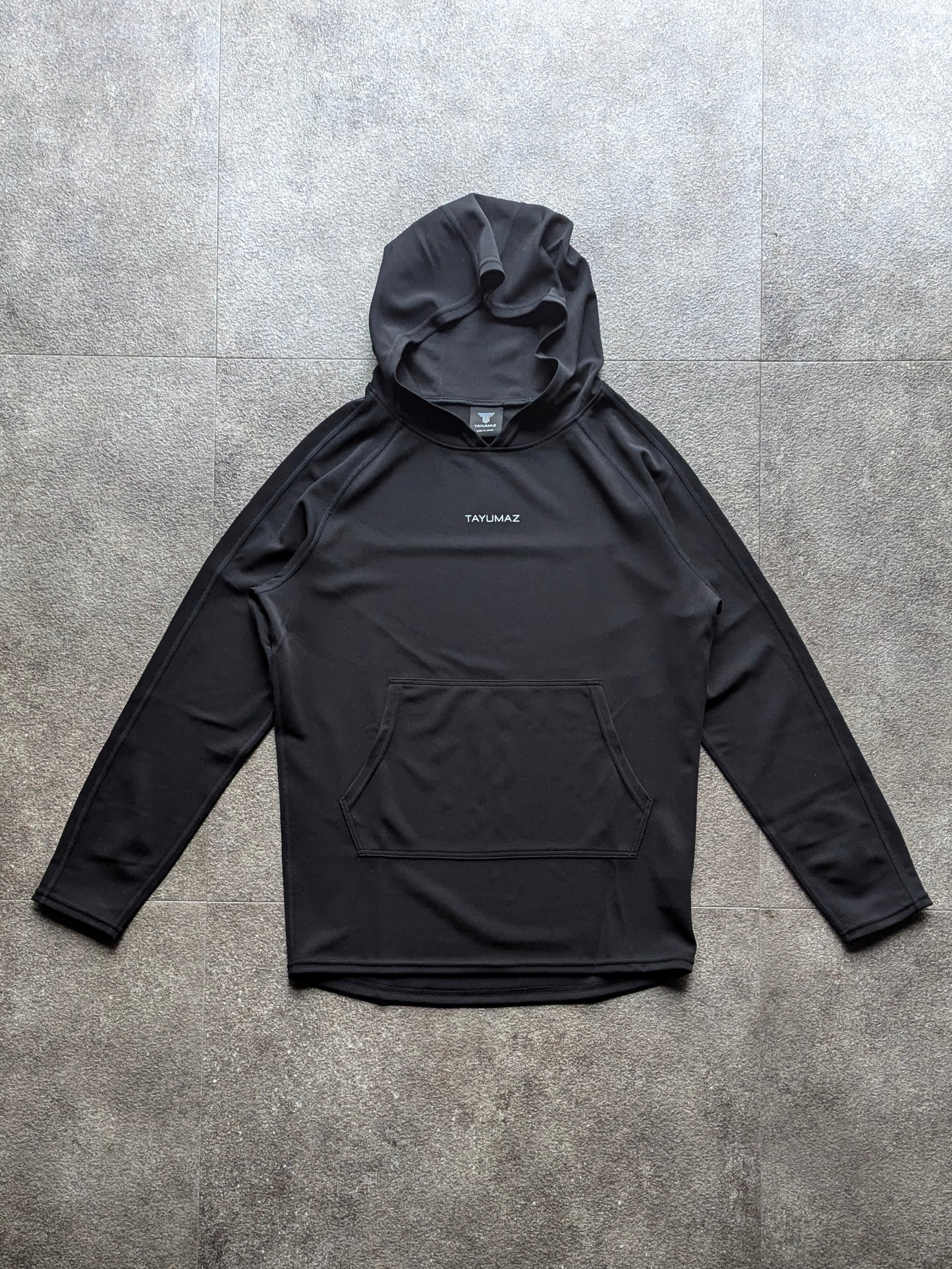 Dry Suiting Hoody Black / 3D Silicone Logo Black