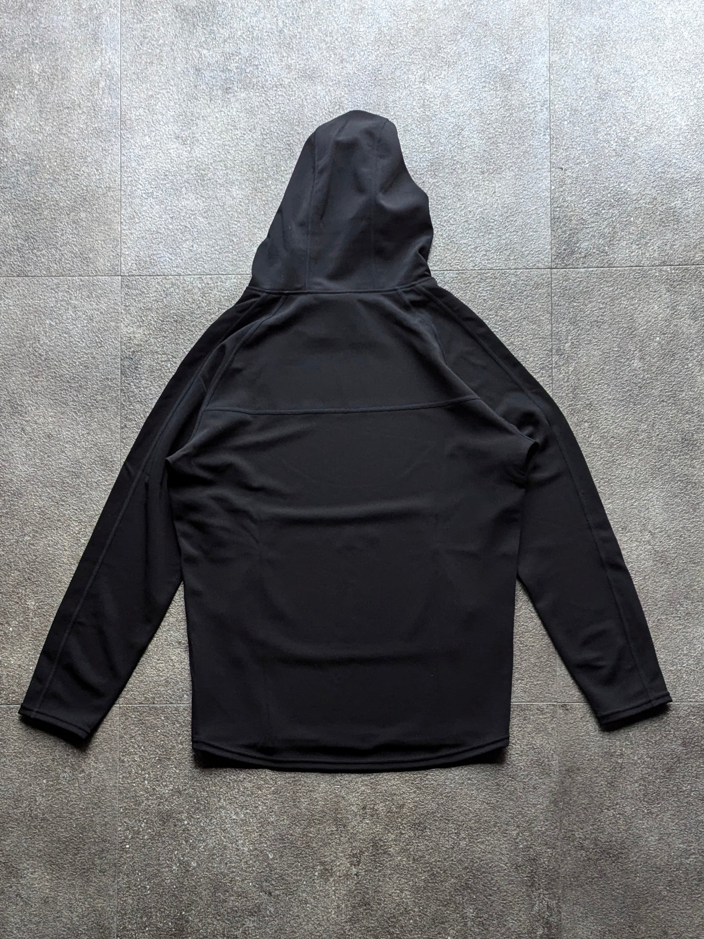 Dry Suiting Hoody Black / 3D Silicone Logo Black