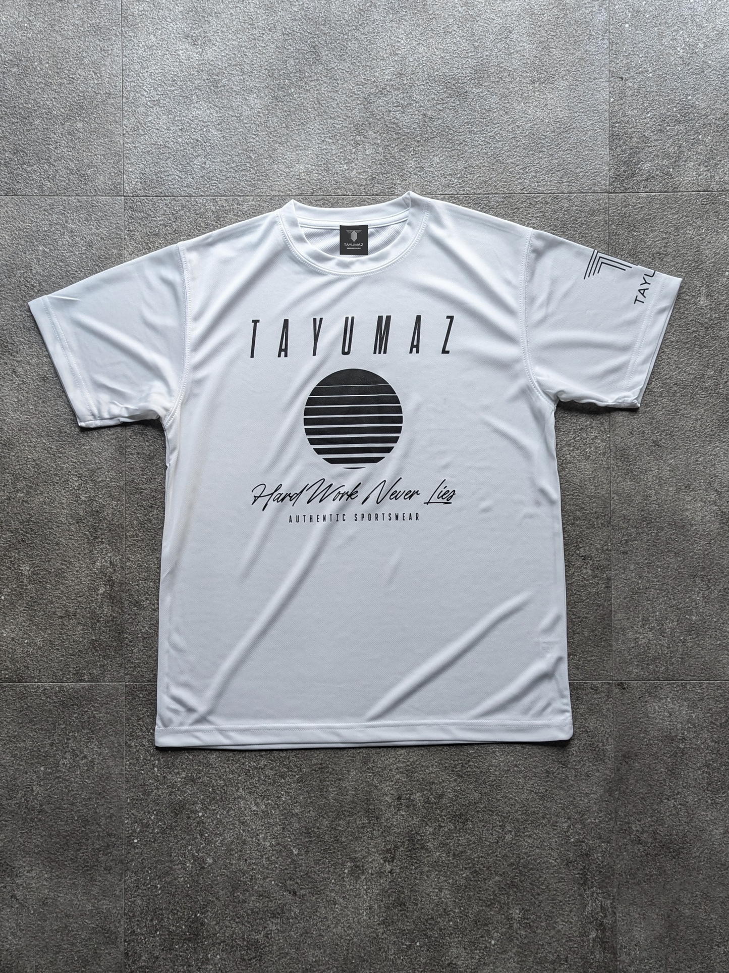 Dry T-shirt Sunset White