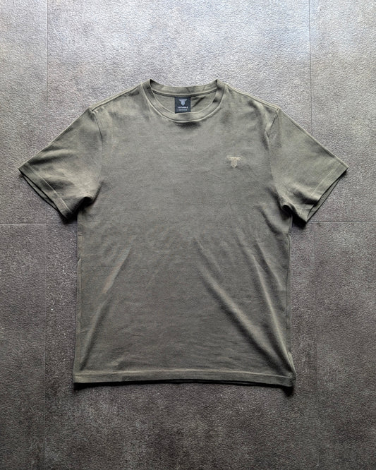 Washed Double-Milled T-shirt Slim - Green