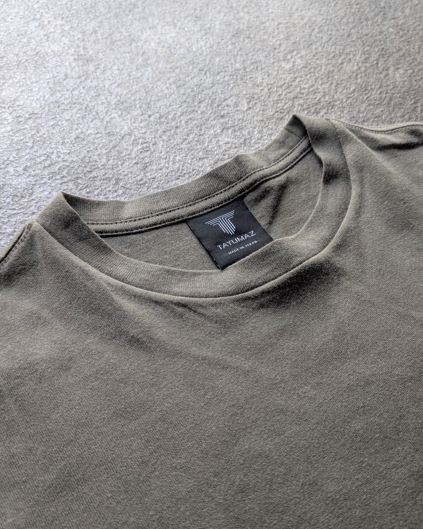 Washed Double-Milled T-shirt Slim - Green