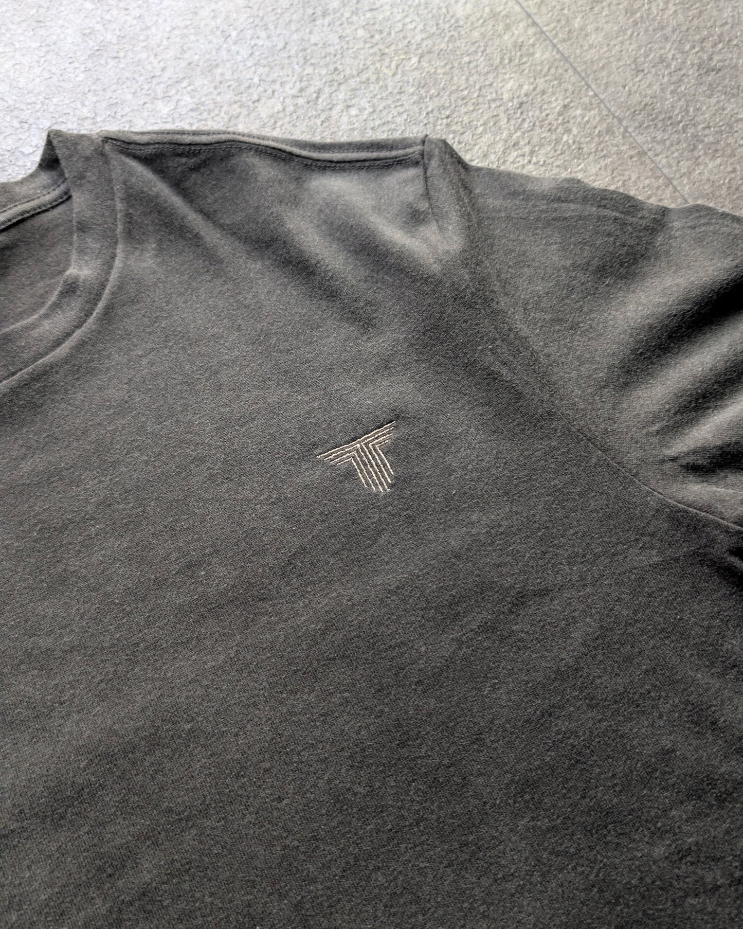 Washed Ryomo Slim T-shirt - Black