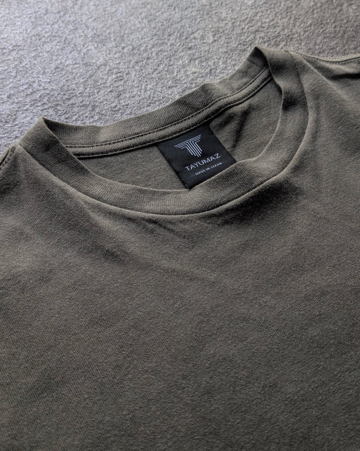Washed Double-Milled T-shirt Slim - Green
