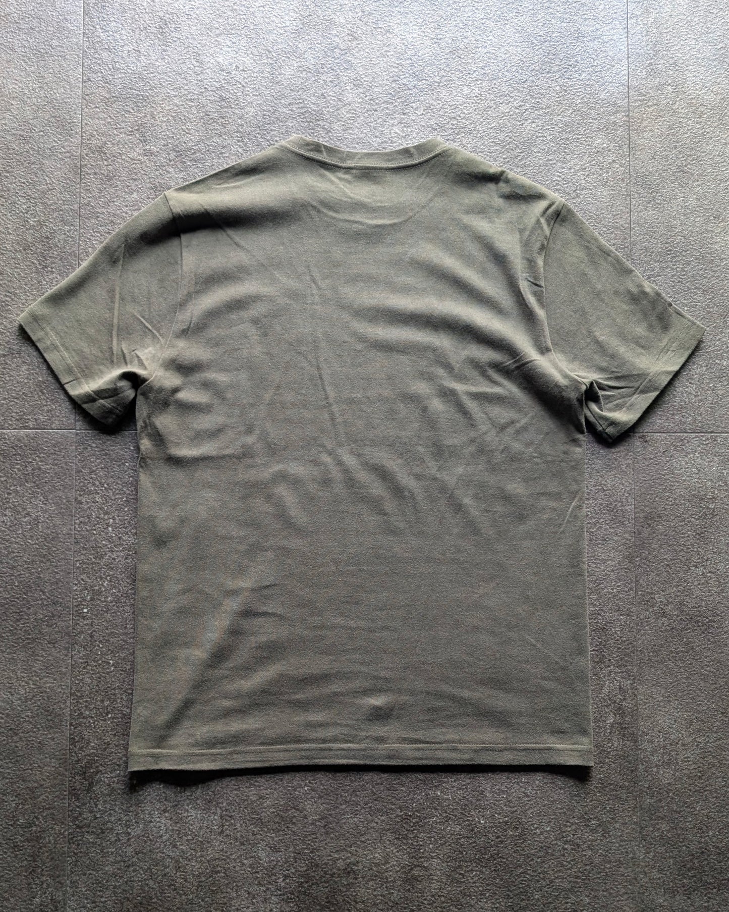 Washed Double-Milled T-shirt Slim - Green