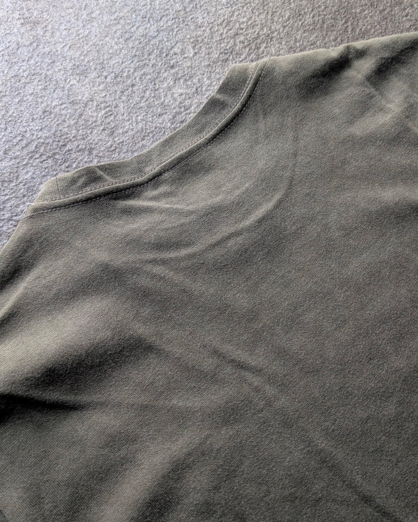 Washed Double-Milled T-shirt Slim - Green