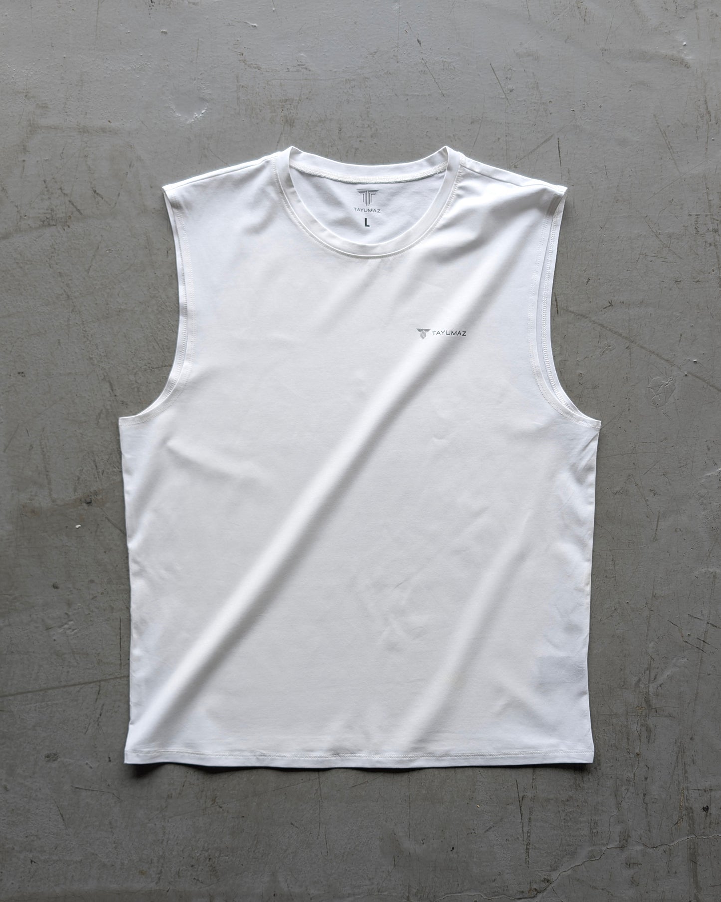 モダールノースリーブシャツ ホワイト