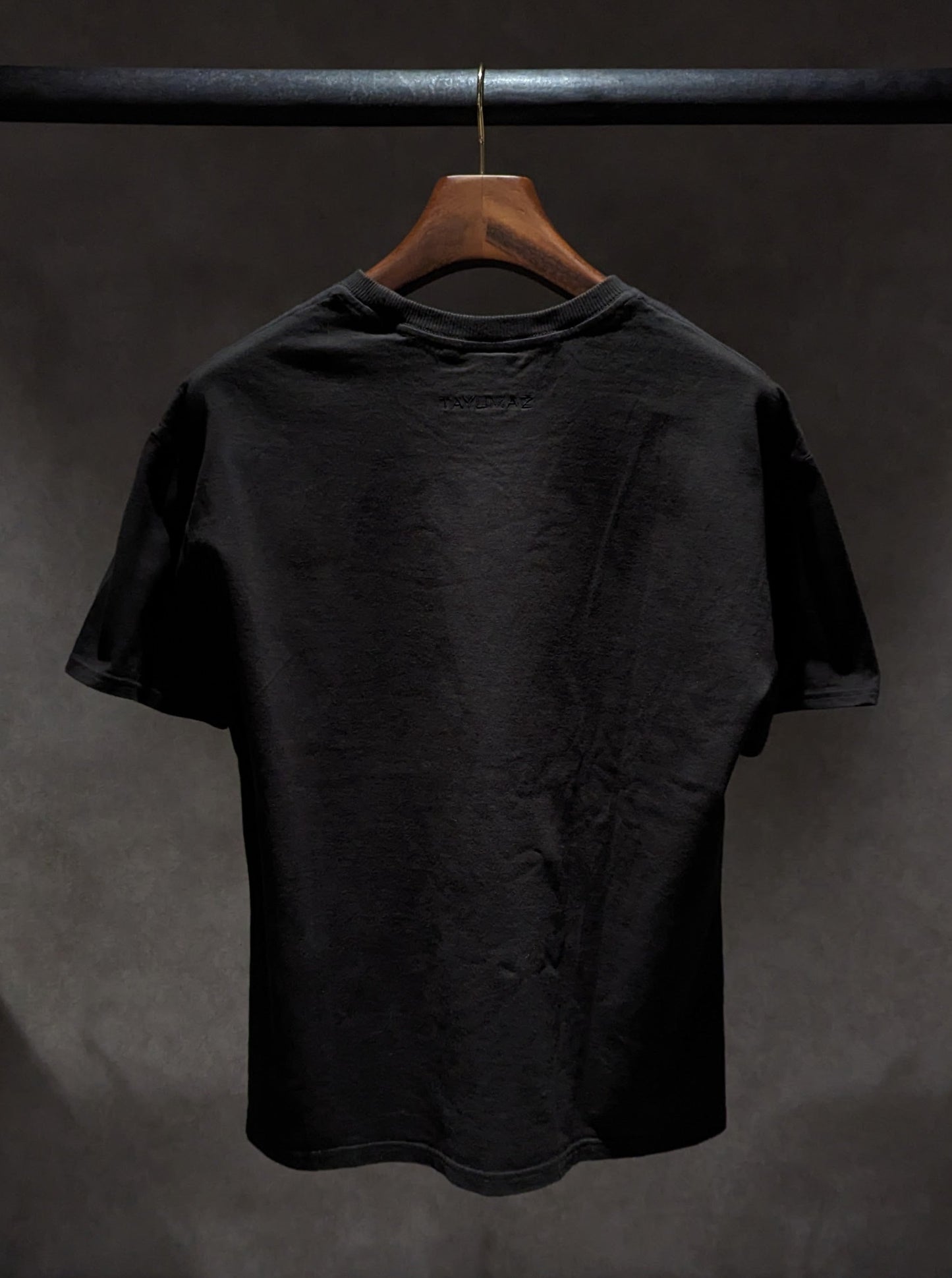 T-shirt en coton lavé noir